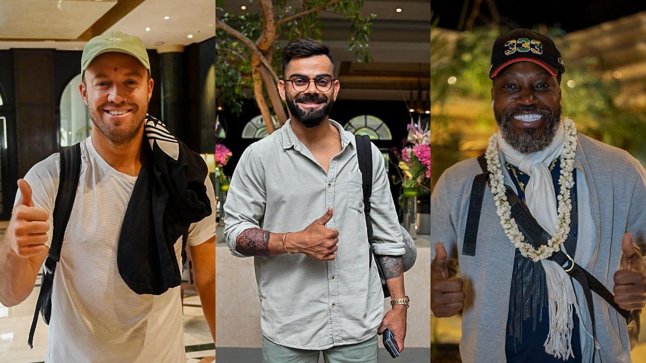 RCB's Iconic Trio Of Virat Kohli, AB De Villiers, Chris Gayle Reunite Ahead Of IPL 2023